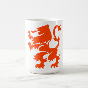 Taza De Café Escudo de León de los Países Bajos