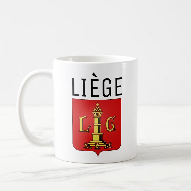 Taza De Café Escudo de Lieja (Bélgica) (Izquierda)