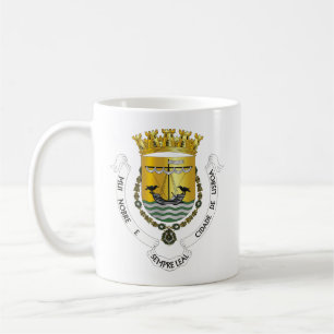 Taza De Café Escudo de Lisboa, Portugal