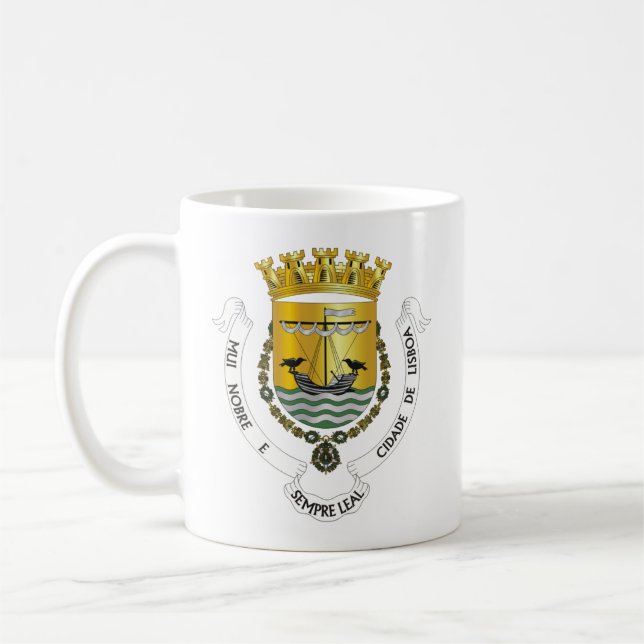Taza De Café Escudo de Lisboa, Portugal (Izquierda)
