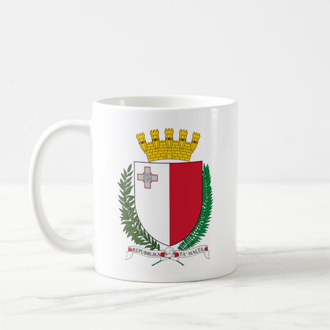 Taza De Café Escudo de Malta (Izquierda)