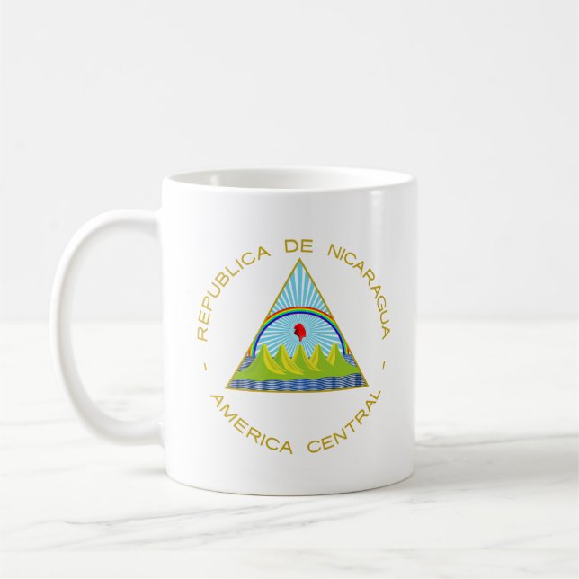 Taza De Café Escudo de Nicaragua (Izquierda)