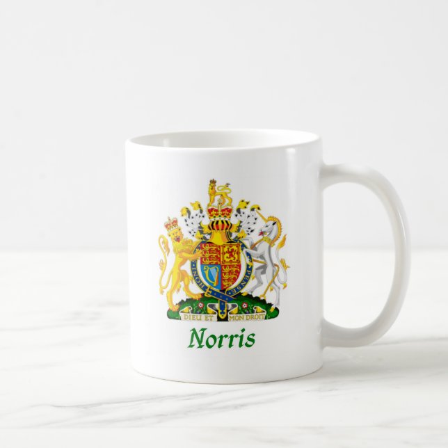 Taza De Café Escudo de Norris de Gran Bretaña (Derecha)