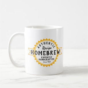 Taza De Café Escudo de recetas auténticas de Home Brew
