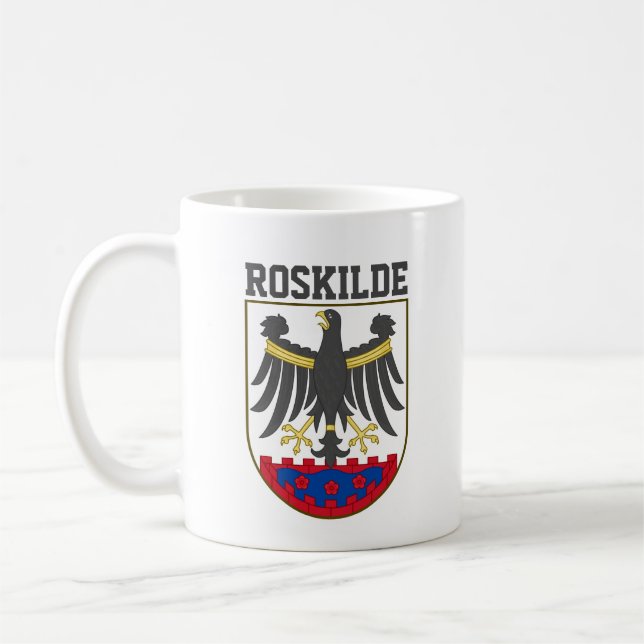 Taza De Café Escudo de Roskilde (Dinamarca) (Izquierda)