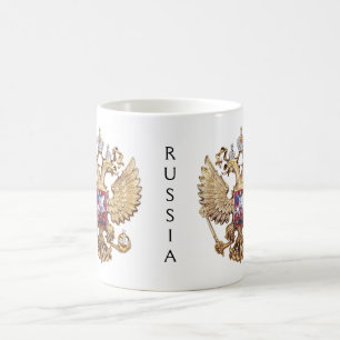 Taza De Café Escudo de Rusia