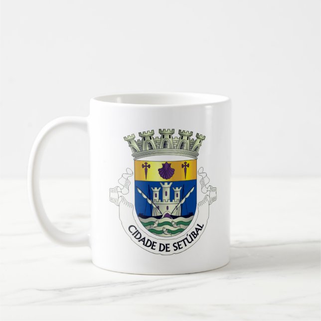 Taza De Café Escudo de Setúbal, PORTUGAL (Izquierda)