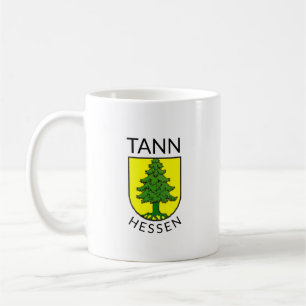 Taza De Café Escudo de Tann, Hesse (Alemania)