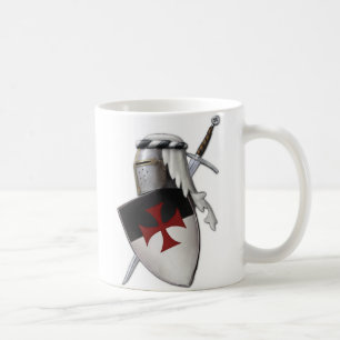 Taza De Café Escudo de Templar de los caballeros