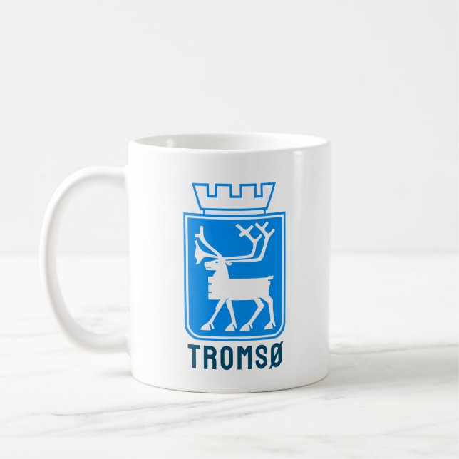 Taza De Café Escudo de Tromsø, NORUEGA (Izquierda)