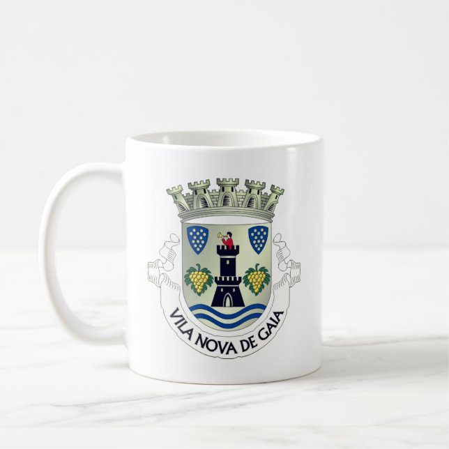 Taza De Café Escudo de Vila Nova de Gaia, PORTUGAL (Izquierda)