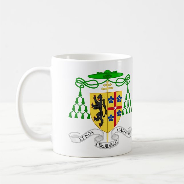Taza De Café Escudo del Arzobispo Marcel Lefebvre (Izquierda)