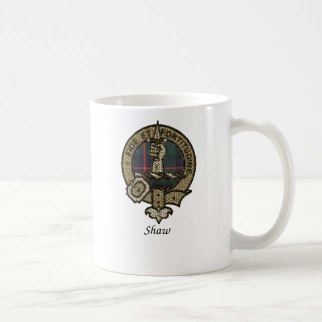 Taza De Café Escudo del clan de Shaw (Derecha)