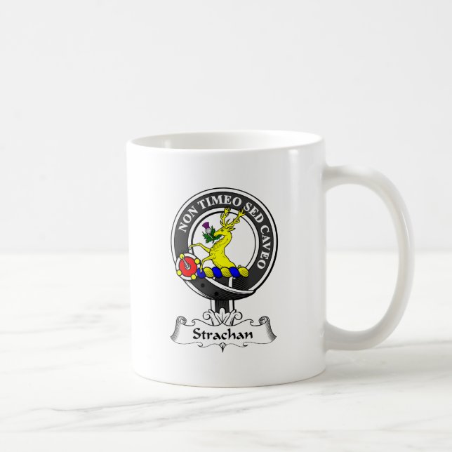 Taza De Café Escudo del clan de Strachan (Derecha)