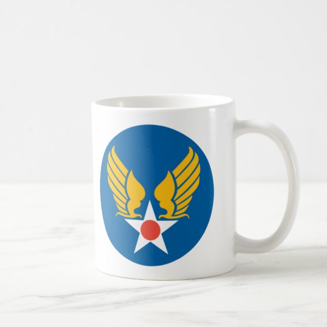 Taza De Café Escudo del cuerpo de aire del ejército (Derecha)
