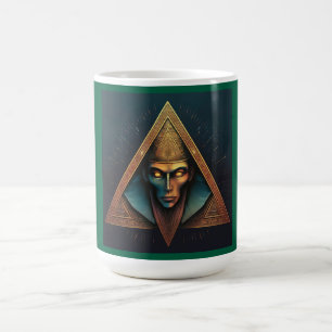 Taza De Café Escudo del muro de Illuminati