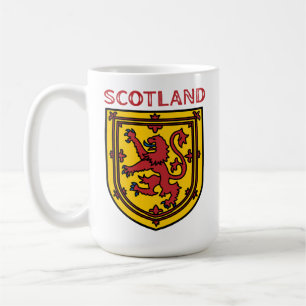 Taza De Café Escudo del Patrimonio de Escocia Inspired, Escocia