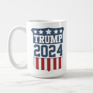 Taza De Café Escudo del presidente Donald Trump 2024