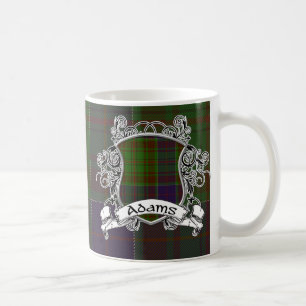 Taza De Café Escudo del tartán de Adams