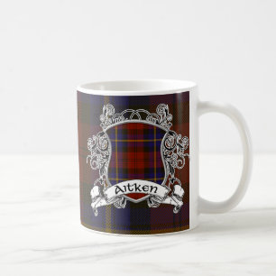 Taza De Café Escudo del tartán de Aitken