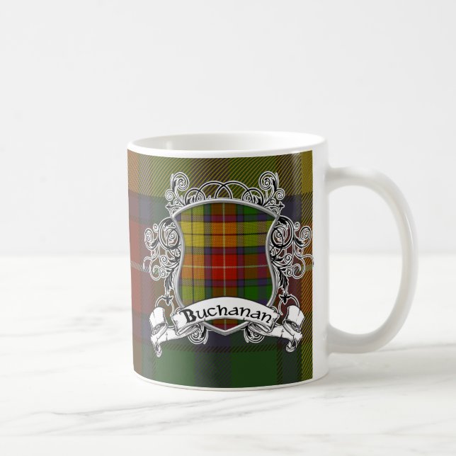 Taza De Café Escudo del tartán de Buchanan (Derecha)