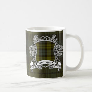 Taza De Café Escudo del tartán de Campbell