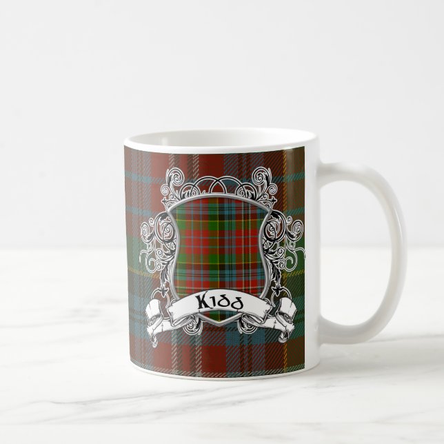 Taza De Café Escudo del tartán de Kidd (Derecha)