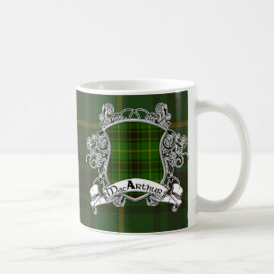 Taza De Café Escudo del tartán de MacArthur