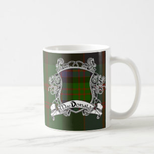 Taza De Café Escudo del tartán de MacDonald