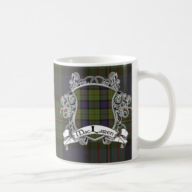 Taza De Café Escudo del tartán de MacLaren (Derecha)