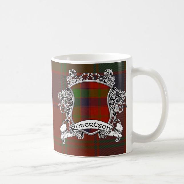 Taza De Café Escudo del tartán de Robertson (Derecha)