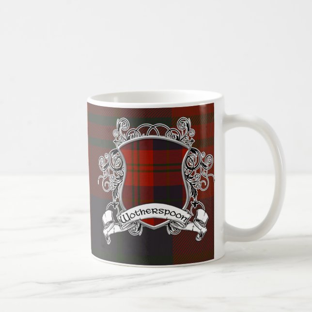 Taza De Café Escudo del tartán de Wotherspoon (Derecha)