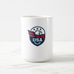 Taza De Café ESCUDO Eagle de EE.UU.