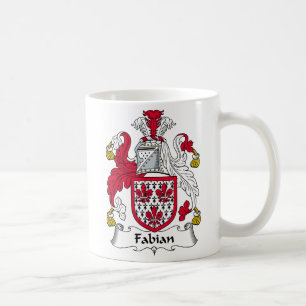 Taza De Café Escudo fabiano de la familia