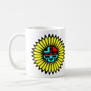 Taza De Café Escudo indio de la danza