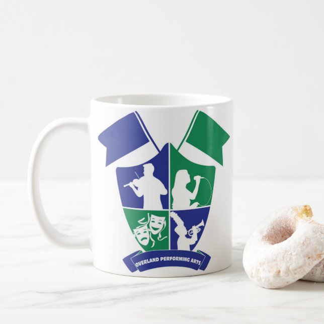 Taza De Café Escudo Mug (Con donut)