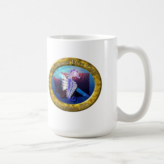 Taza De Café Escudo submarino SeaHorse Mug (Derecha)