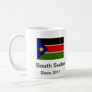TAZA DE CAFÉ ESCUDO SUDÁN DEL SUR