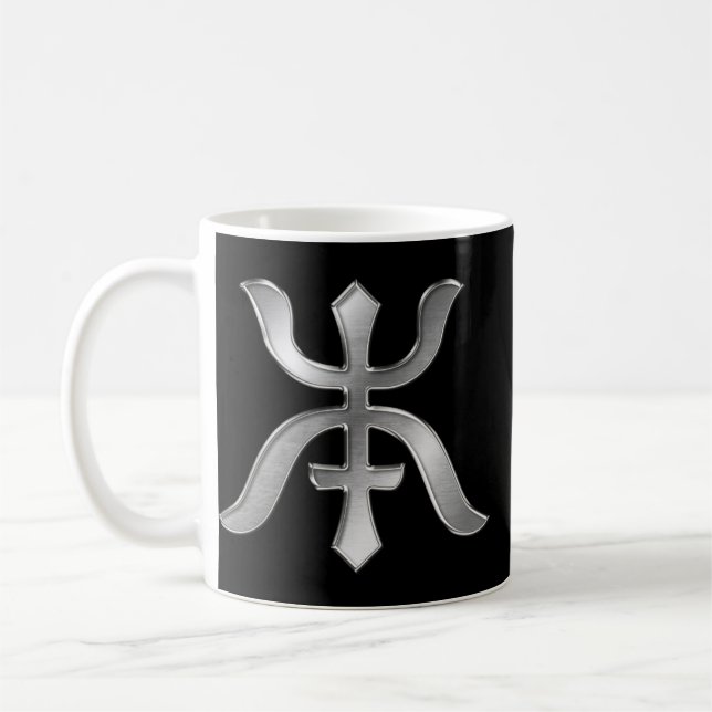 Taza De Café Escudo Yamamoto Silver Chrome (Izquierda)