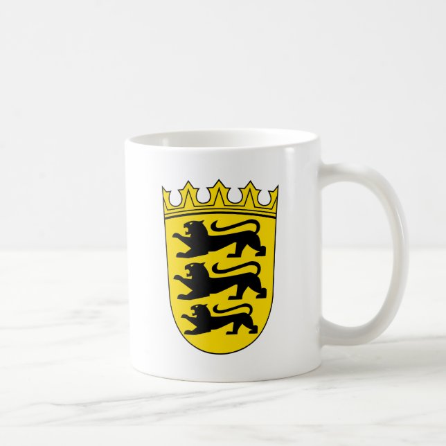 Taza De Café Escudos de armas pequeños de Baden-Wurtemberg (Derecha)