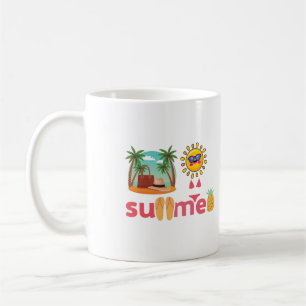 Taza De Café Escuela de Adiós, Hola Playa De Verano Y Sol