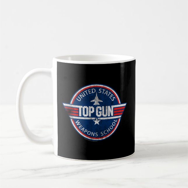 Taza De Café Escuela de Armas de Combate de Armas Top Gun (Izquierda)
