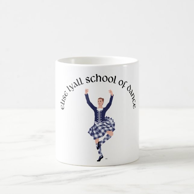 Taza De Café Escuela de baile CUSTOM Elise Lyall (Centro)