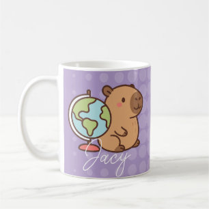 Taza De Café Escuela de carpinchos adorables para niños