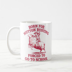 Taza De Café Escuela de Derribo de Carnero Rodeo de Montar Ovej