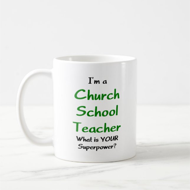 Taza De Café escuela de iglesia de profesores (Izquierda)