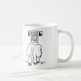 Taza De Café Escuela de manejo de elefantes