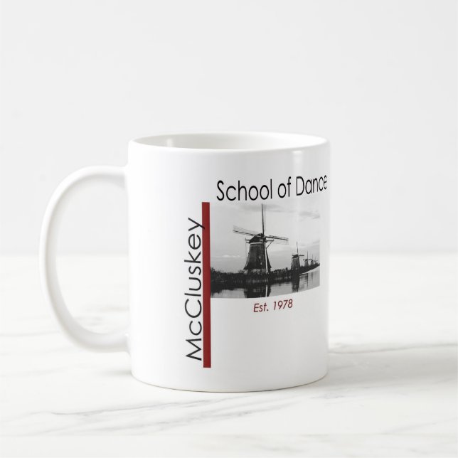 Taza De Café Escuela de McCluskey de la danza (Izquierda)