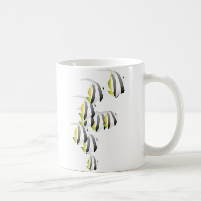 Taza De Café Escuela de Pescado Tropical (Derecha)