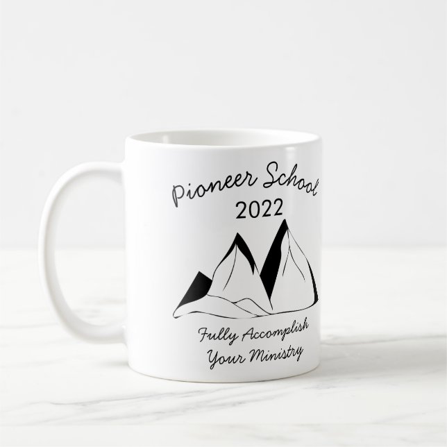 Taza De Café Escuela de pioneros de los testigos de Jehová 2022 (Izquierda)